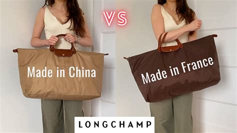 are longchamp bags made in china